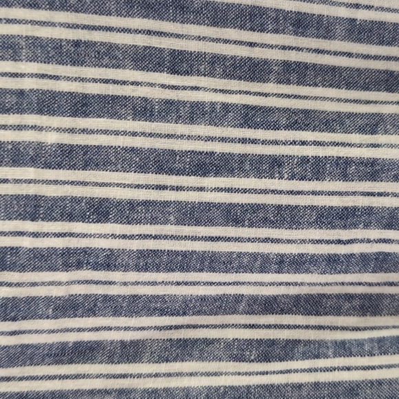 Calypso Linen Blend Striped Maxi Dress - Picture 7 of 9